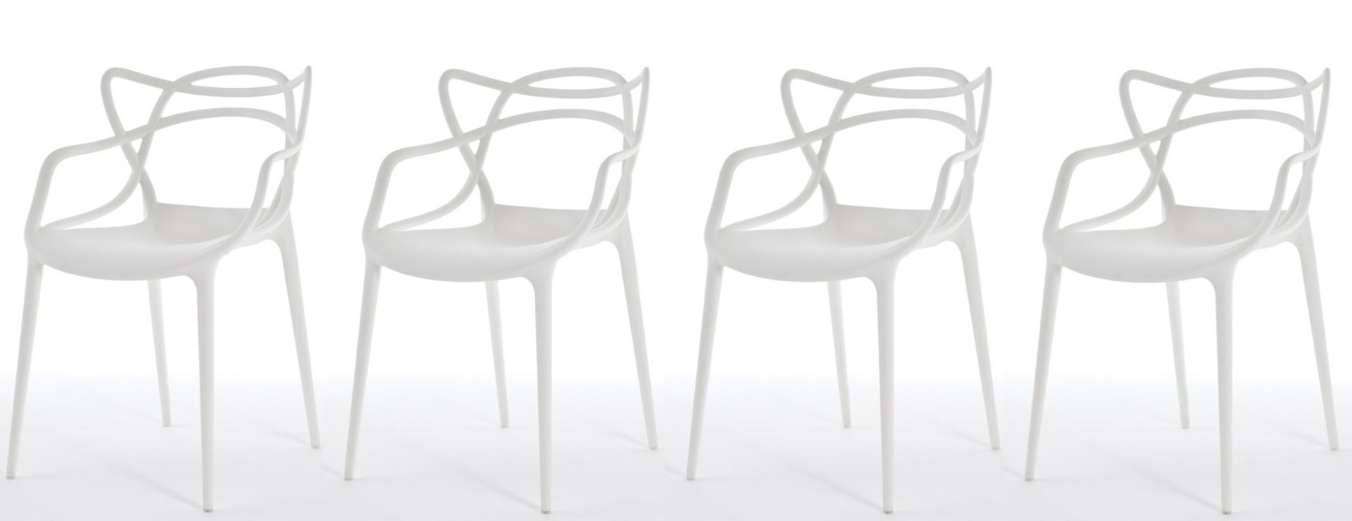 Aktion Masters Stuhl 4-er Set Kartell